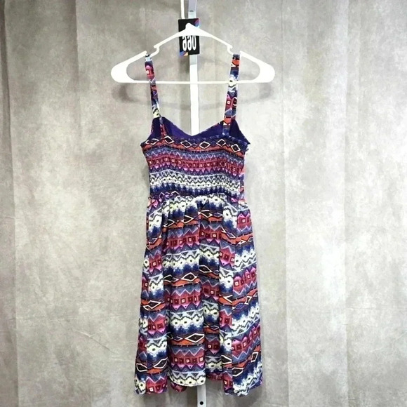 Delia's Floral Print Short Button Strap Dress Size S - Picture 2 of 4